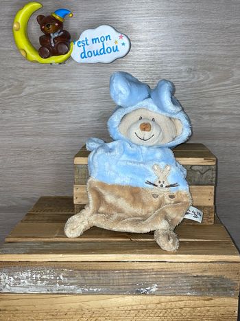 GDB26 doudou ours 🐻 lapin grain de blé