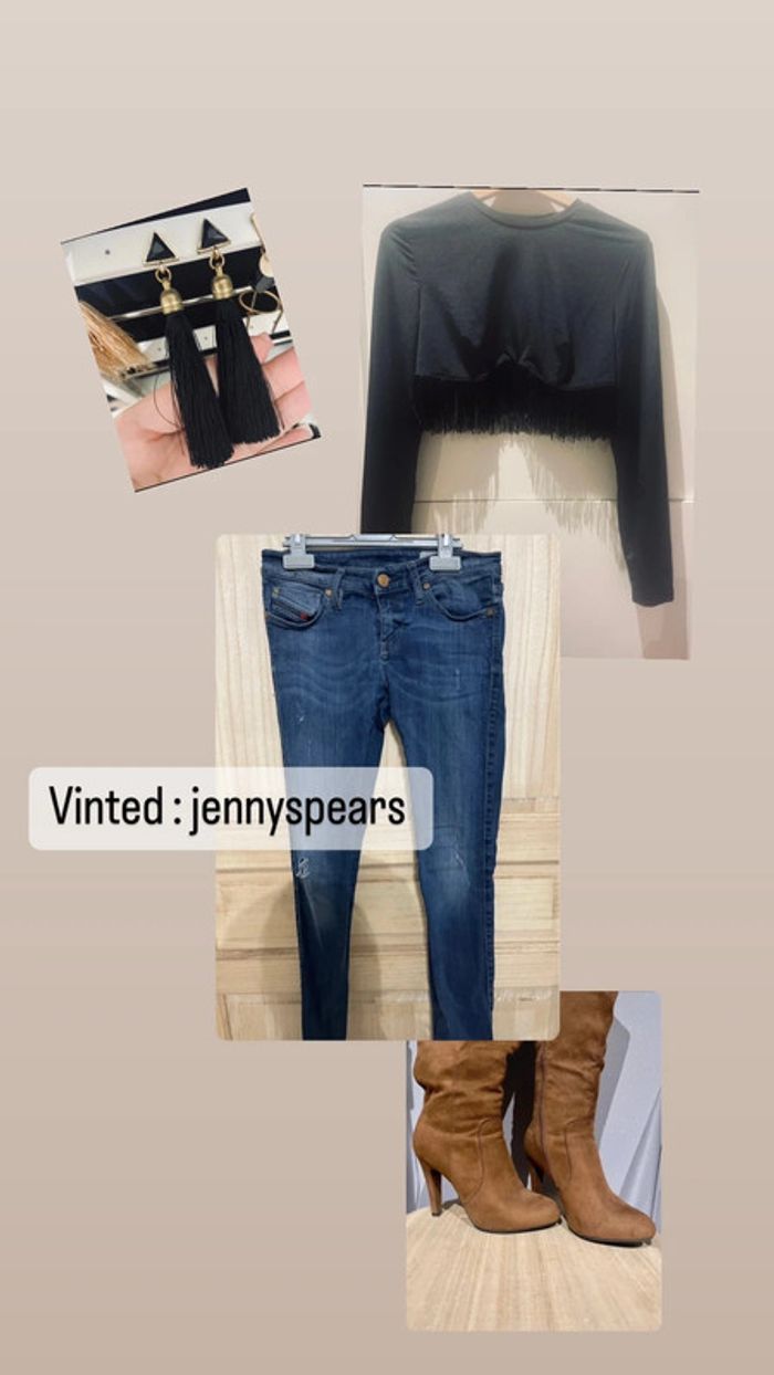 Boucles d’oreilles à froufrou - photo numéro 3