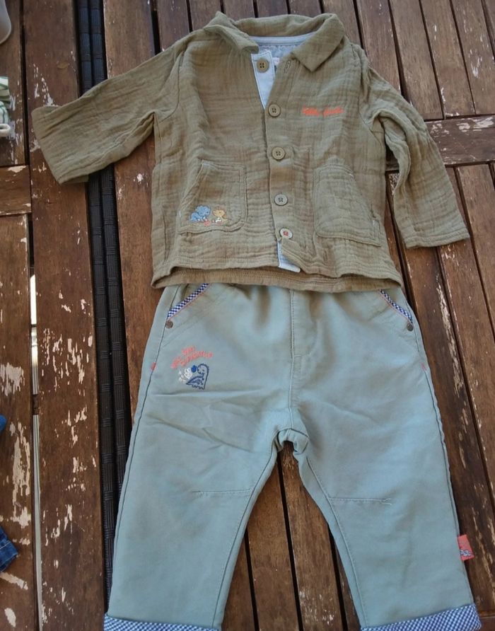 Ensemble "Dino" 9 mois