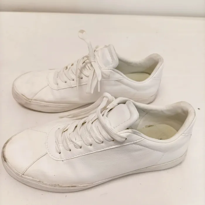 Baskets blanches H&M taille 39 C039 - photo numéro 2