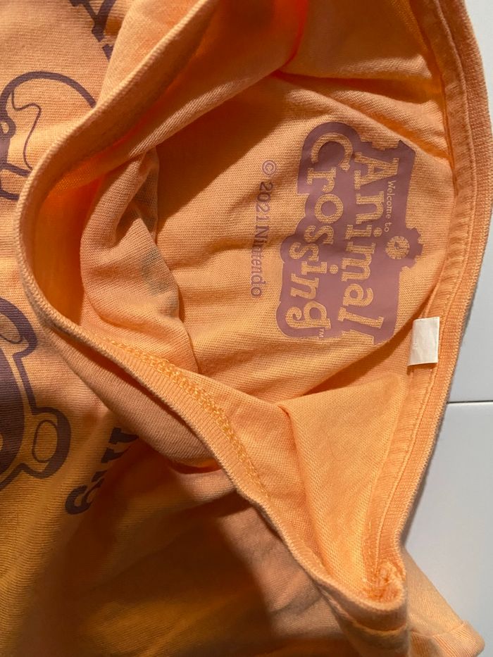Teeshirt animal crossing orange taille 6/7 ans - photo numéro 3