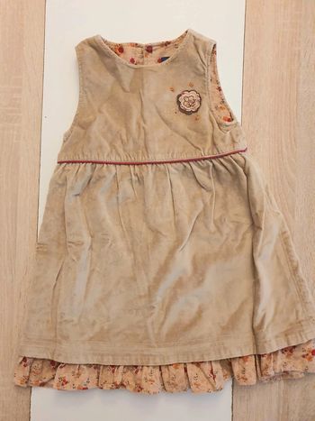 Robe hiver velours Sergent Major 23 mois