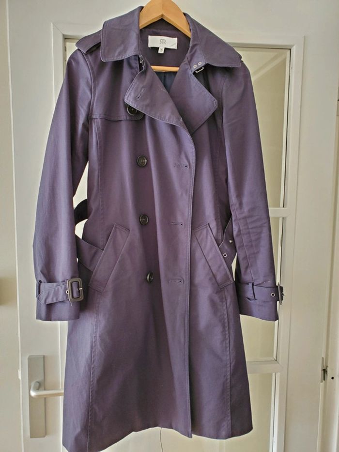 Trench bleu marine - photo numéro 2