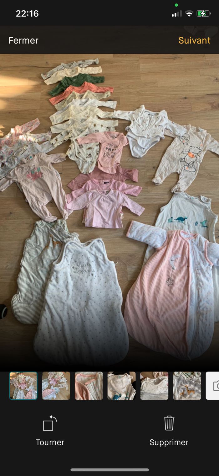 Lot vêtements 0-3 mois