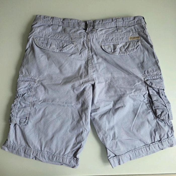 2 shorts en toile m, bleus - photo numéro 5