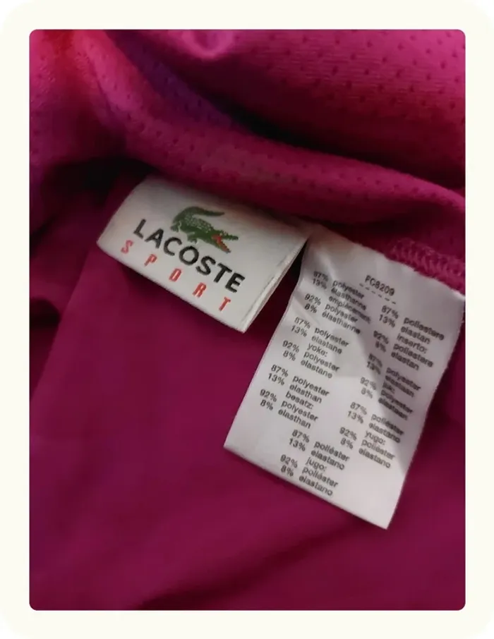Tee shirt sport femme Lacoste - photo numéro 6