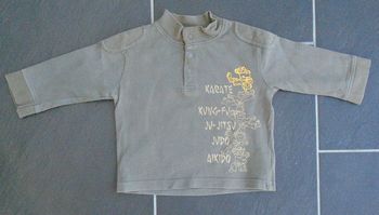 Pull garçon arts martiaux 12 mois (74 cm)