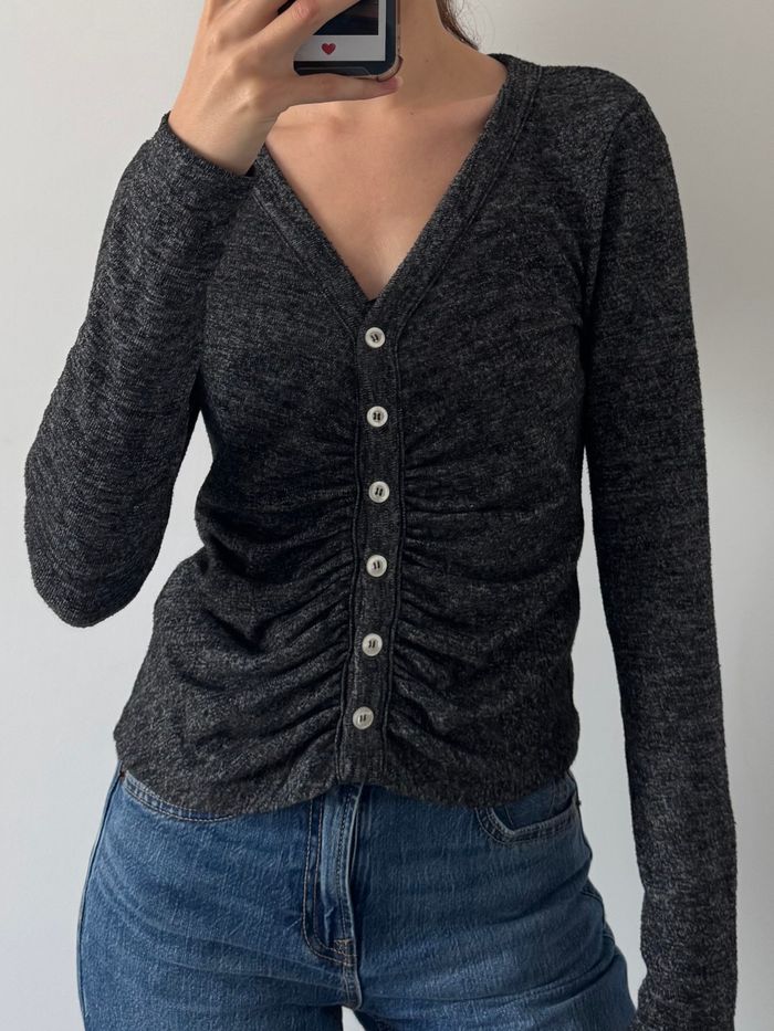 Cardigan gris chiné NA-KD