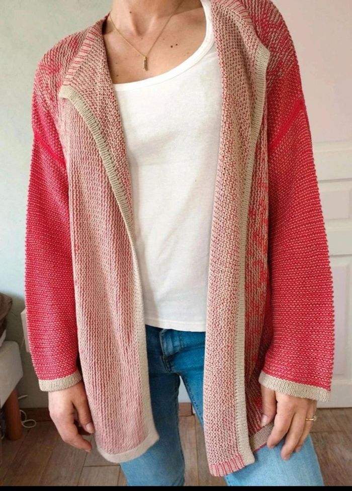 Gilet ouvert  ample  -  Maille  -  Pôles  - M -  Parfait  état - photo numéro 2