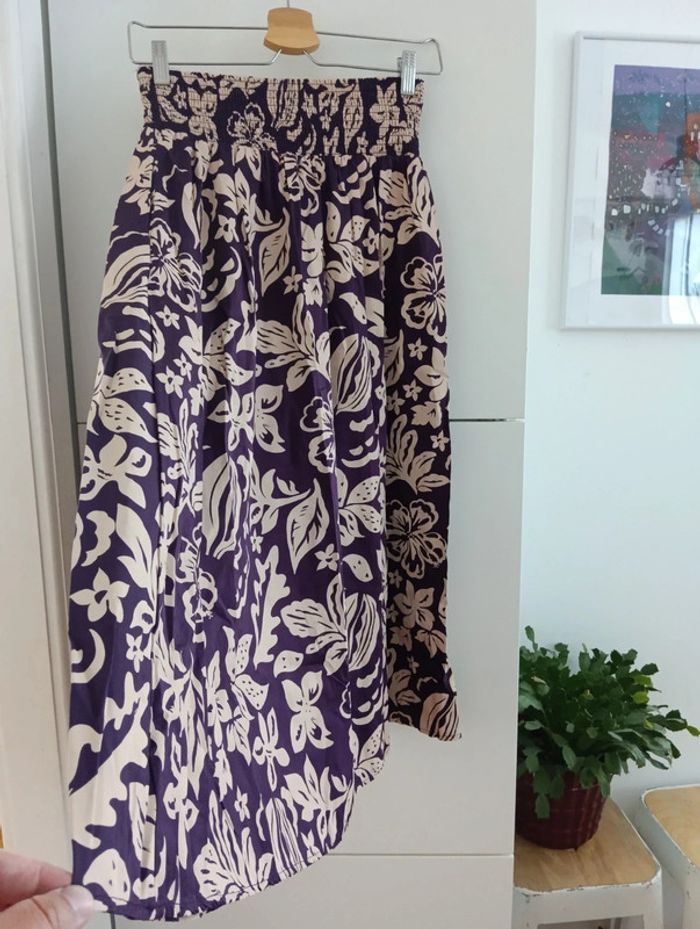 Jupe midi creative handicrafts x monoprix taille XS - photo numéro 6
