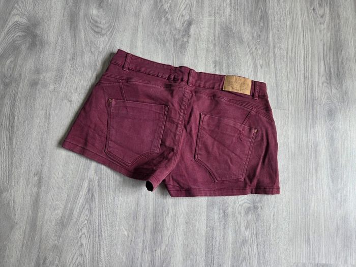 Short bordeaux ckh - taille L - photo numéro 5