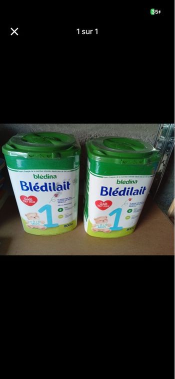 Lot lait bébé