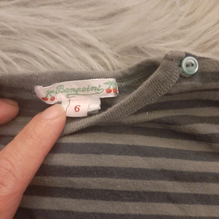 Tshirt manches longues Bonpoint 6 mois - photo numéro 2