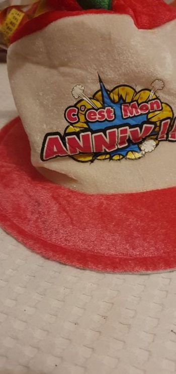 Chapeau anniversaire