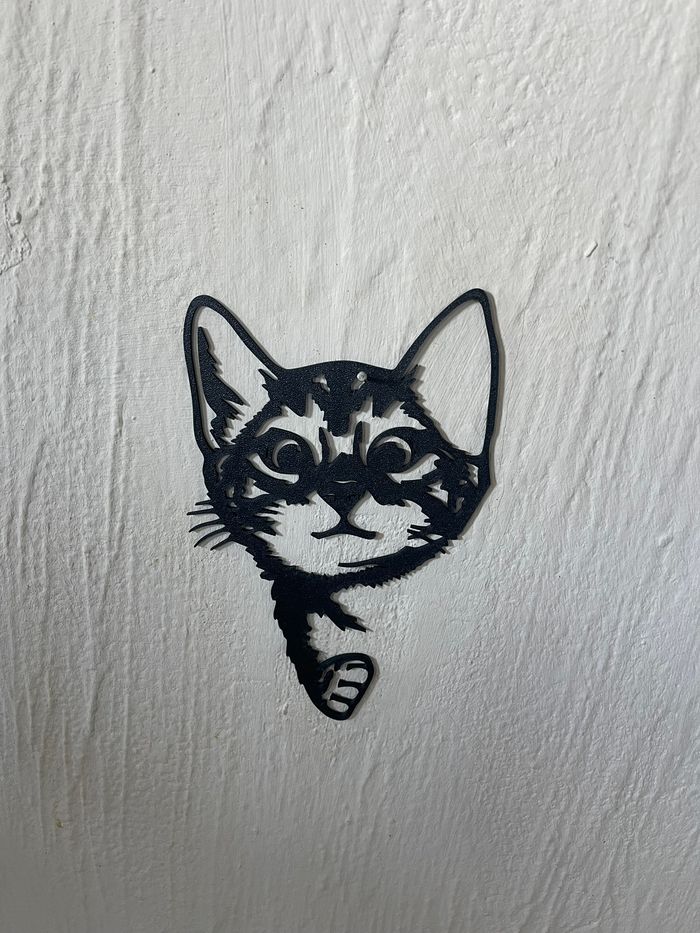 Art Mural Chat Mignon - photo numéro 2