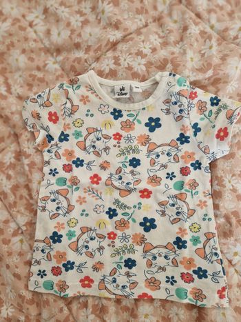 Tee shirt manche courte marie Disney baby