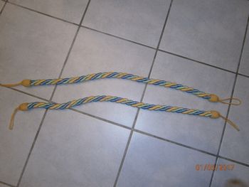Lot de 2 attaches rideaux en corde