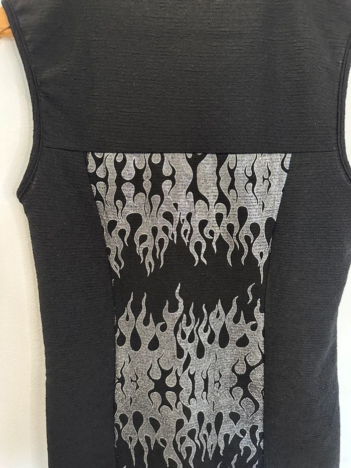 Robe taille 40/42 noir et argenté - photo numéro 5