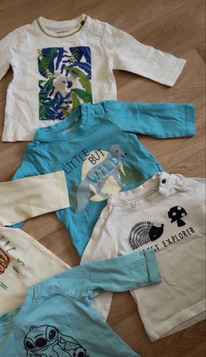 Lot tee-shirts manches longues - photo numéro 3