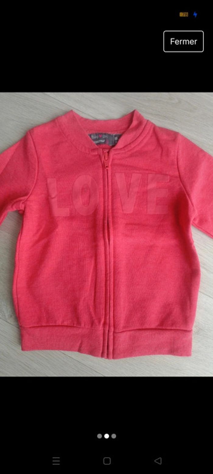 Gilet sweat bébé orchestra - photo numéro 2