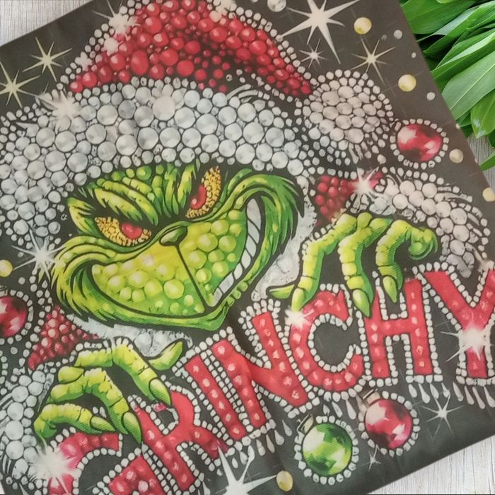 Housse de coussin Grinch Noël - photo numéro 2