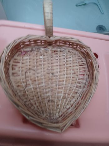 Panier en cœur