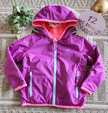 Manteau Parka Fille 18mois Wanabee Violet Rose Neuf
