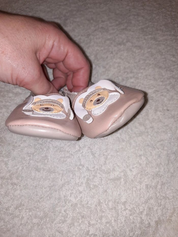 Chaussons beige oursons Doudou et Compagnie 6-12 mois - photo numéro 8