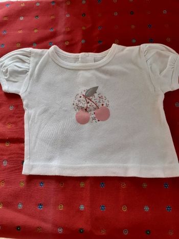 Tee shirt manche courte taille 1 mois-l'enfant do