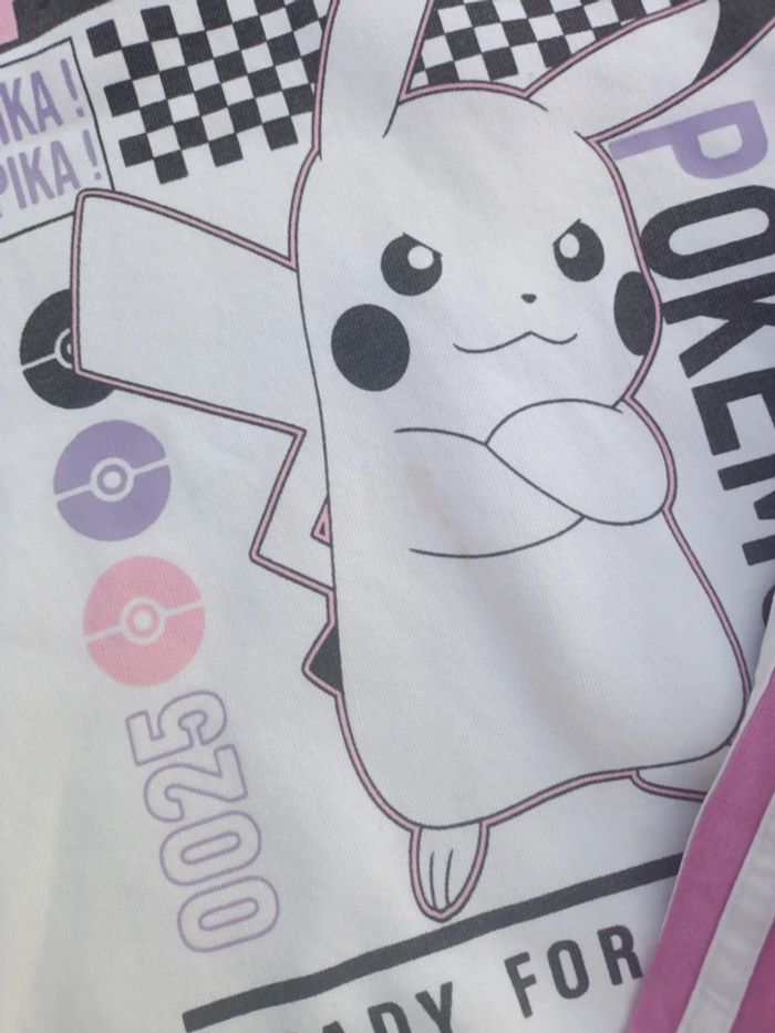 Lot pull 12 ans fille Pokémon Adidas - photo numéro 3