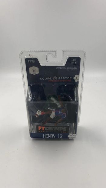 Figurine FT Champs Thierry Henry N•12 equipe de France Majorette neuf
