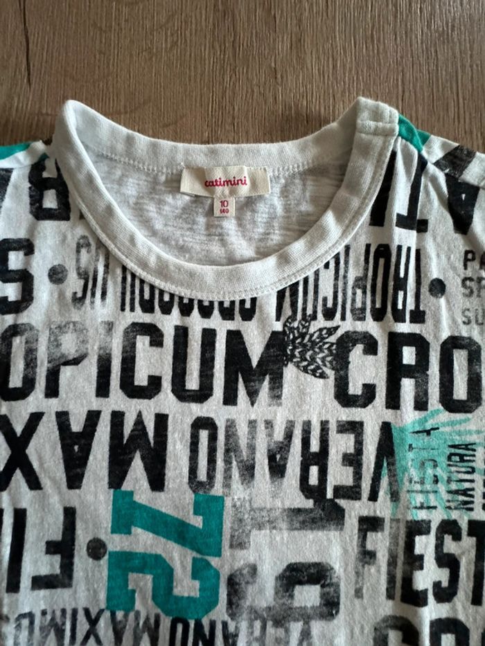 Tee shirt catimini taille 10 ans neuf - photo numéro 2