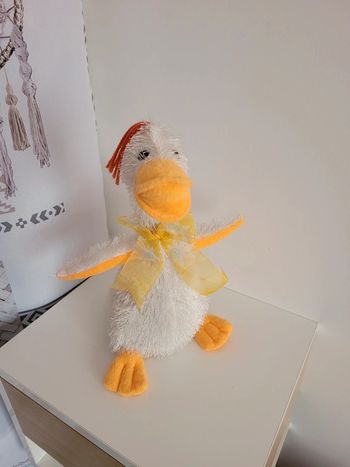 Peluche articulée canard