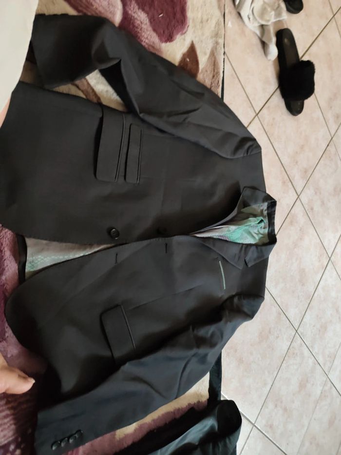 Veste de costume father&sons taille 52 gris foncer