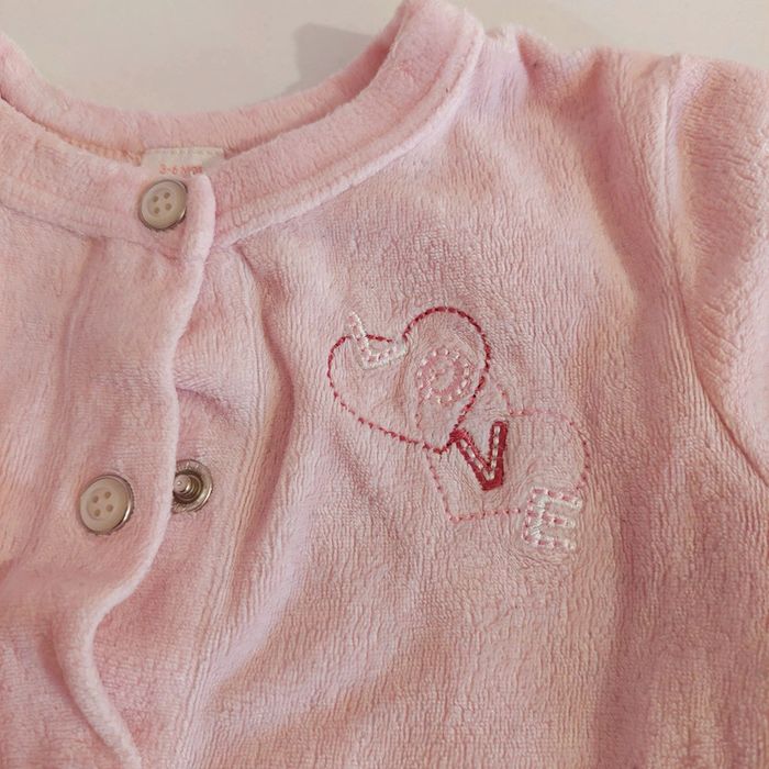 Gilet rose 3 - 6 mois - photo numéro 2