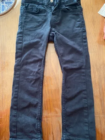 Pantalon slim bleu marine garçon taille 3ans