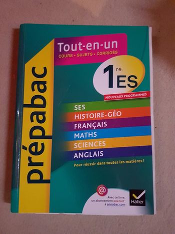 Prépabac 1ère ES