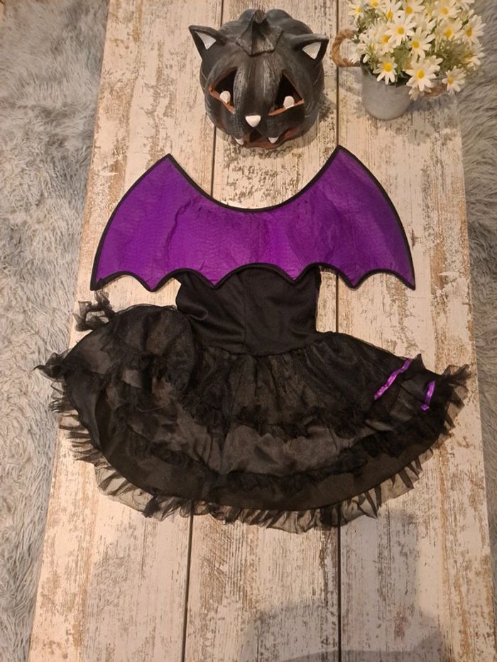 Déguisement dentelle et froufrou chauve-souris - photo numéro 5