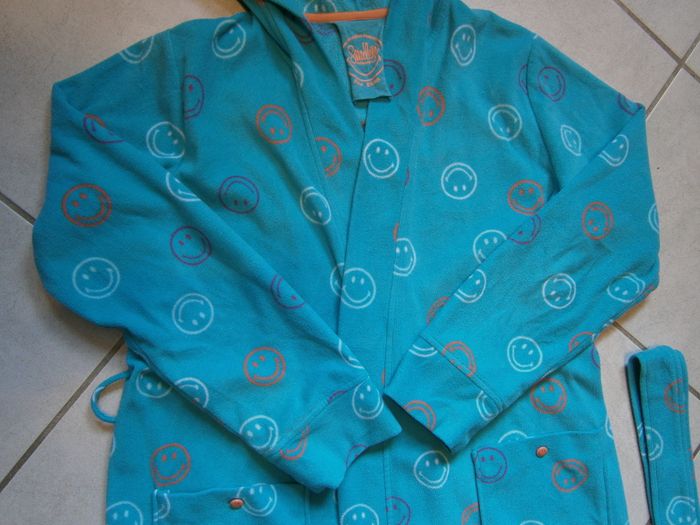 Peignoir à capuche vert clair ETAM Taille 38 - photo numéro 3