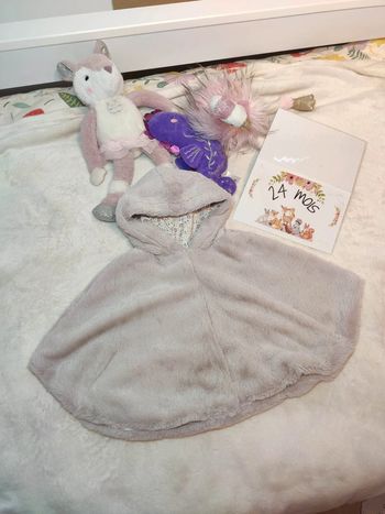 Poncho tout doux 2 ans