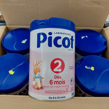 Lot de 6 boites de lait Picot2