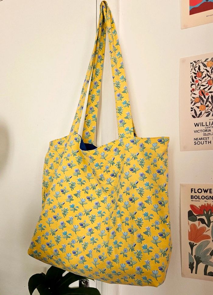 Tote bag fleuri printanier - photo numéro 3