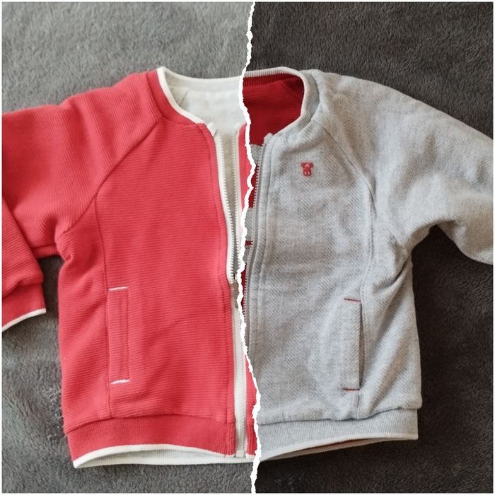 Veste zippée réversible 🐨