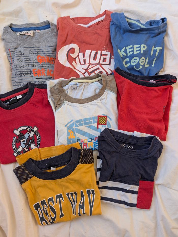 Lot T-shirts manches courtes