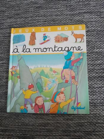 Livre jeux de mots à la montagne 🌺