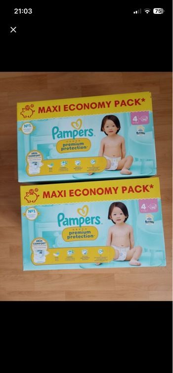 Pampers premium protection taille 4