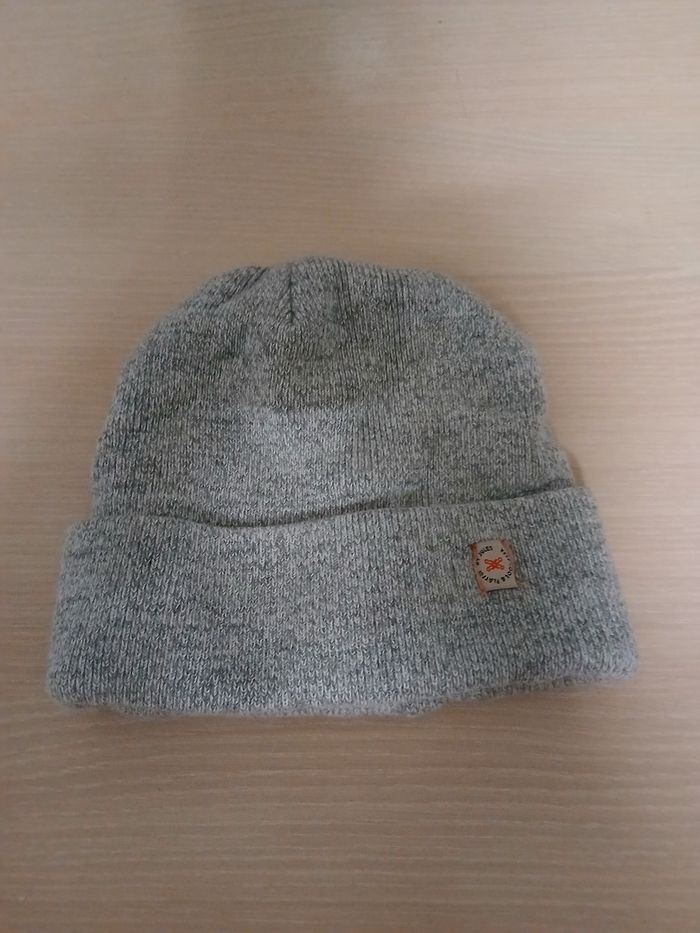 Bonnet garcon en coton taille 4/6 ans marque jules couleur gris - photo numéro 5