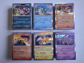 Lot de 200 cartes pokemon différentes sans doubles avec brillantes 