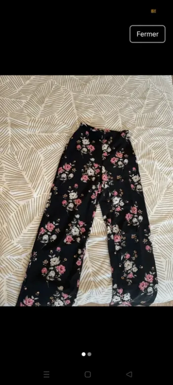 Pantalon "H,&M" - motif fleurs