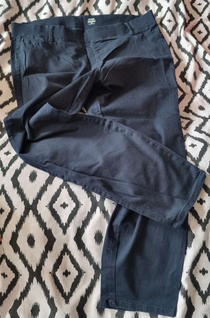 Jegging 52 kiabi neuf bleu marine elasthane